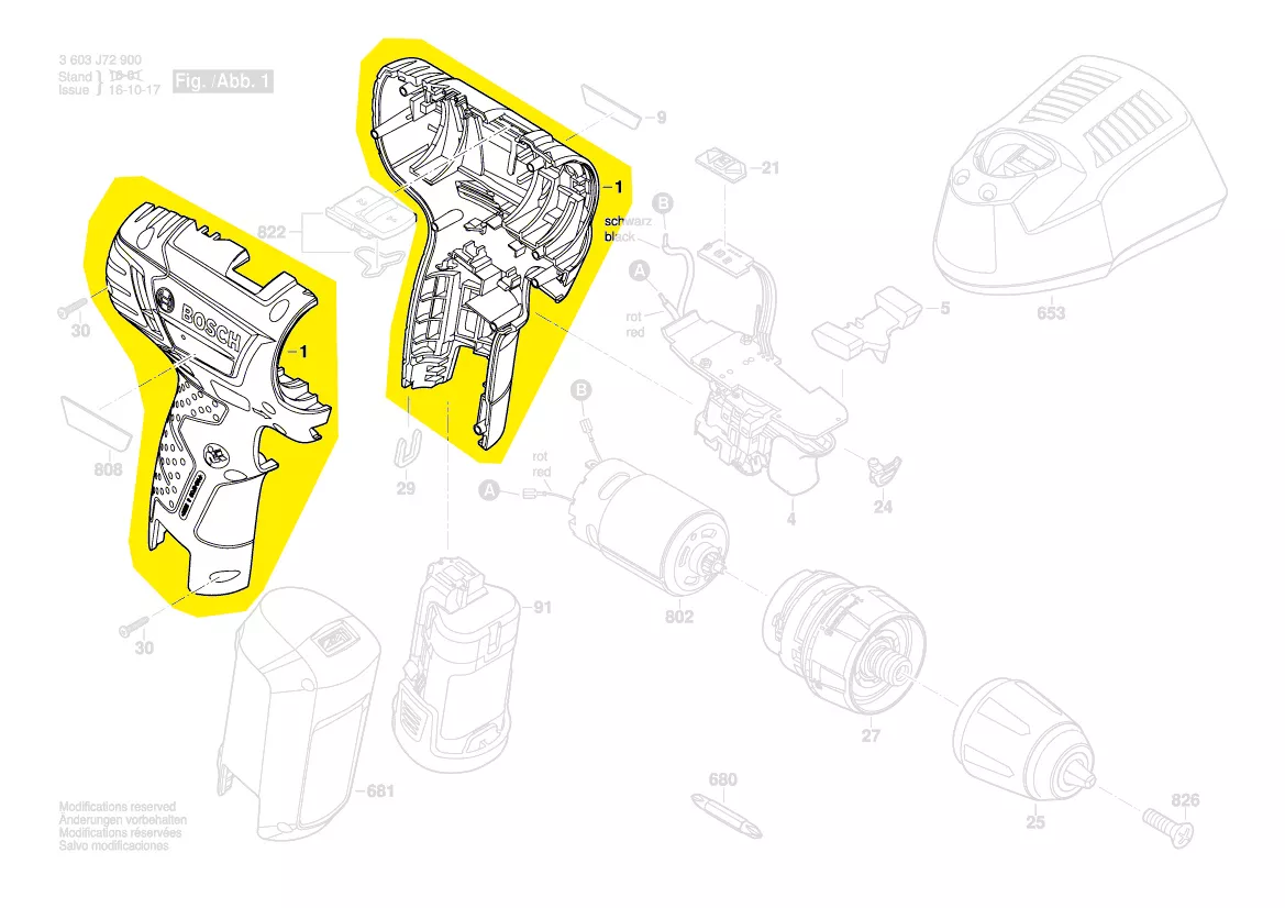 Coquille réf. 2 609 004 490 BOSCH